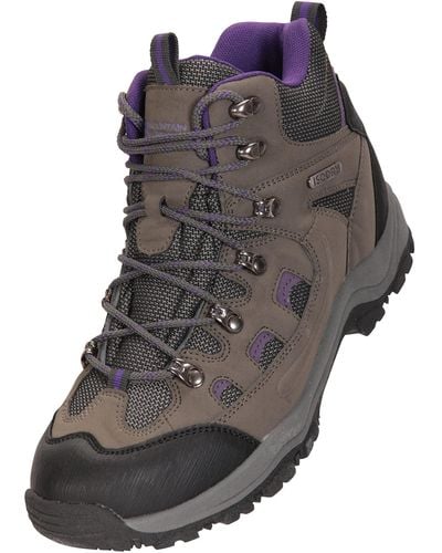 Mountain Warehouse Adventurer Regenstiefel für - Wasserdichte, bequeme stiefel, Wanderschuhe aus Synthetik und - Schwarz