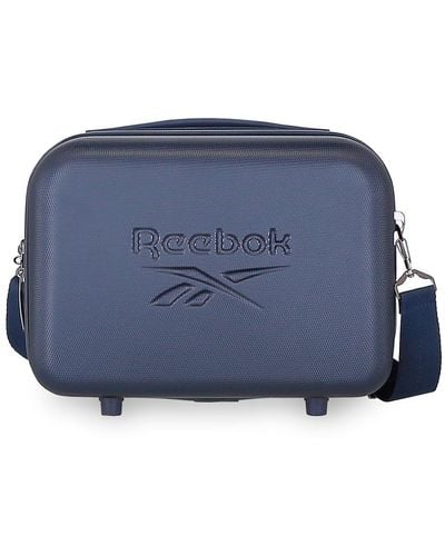 Reebok Franklin Adaptable Toiletry Bag Blue 29x21x15cm Hard Abs 9.14l 0.8 Kg By Joumma Bags