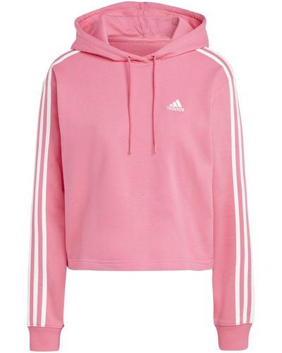 adidas W 3s Ft CR HD Felpa - Rosa