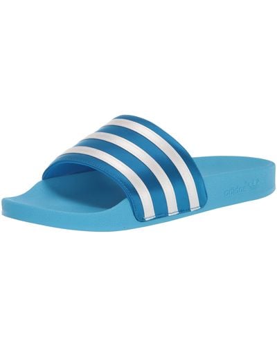 adidas Originals Adilette Slides Sandal - Blue