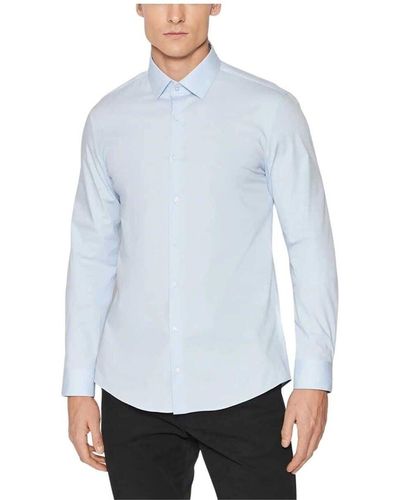Calvin Klein Camicia Blu da Uomo K10K108229-CHW