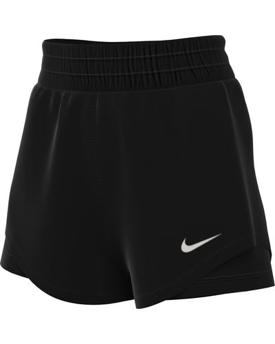 Nike W Nk One Df Mr 3in 2n1 Short - Zwart