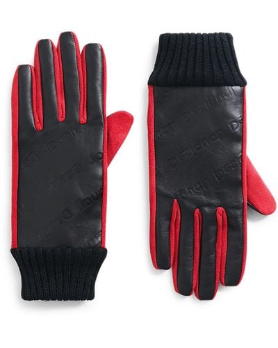 Desigual Juego de guantes de invierno para - Rojo