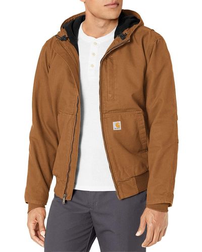 Carhartt Mens Full Swing Armstrong Active Jac - Brown