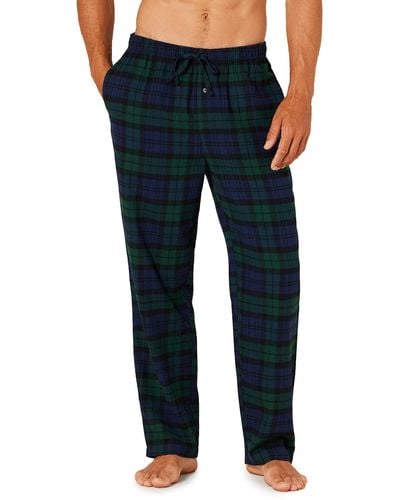 Amazon Essentials Flanellen Pyjamabroek Voor - Blauw