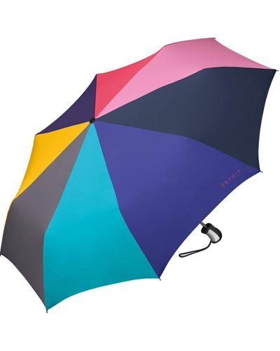 Esprit Parapluie de poche Easymatic 3 multicolore - Bleu