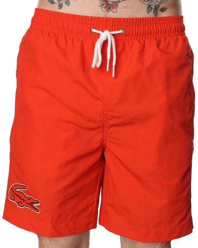 Lacoste Short de Bain S - Rouge