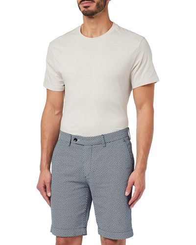 Hackett Basketweave Print Shorts - Grey