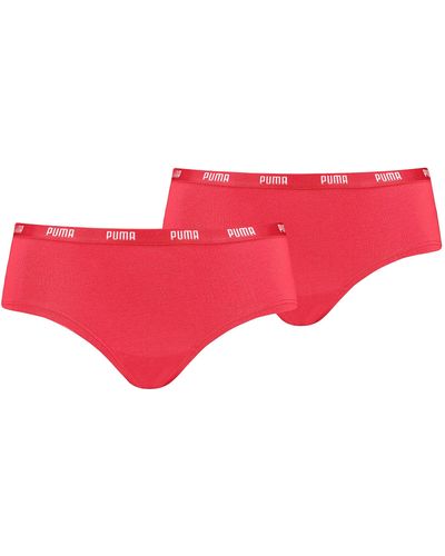 PUMA Men's 603032001 Hipster Knickers - Red