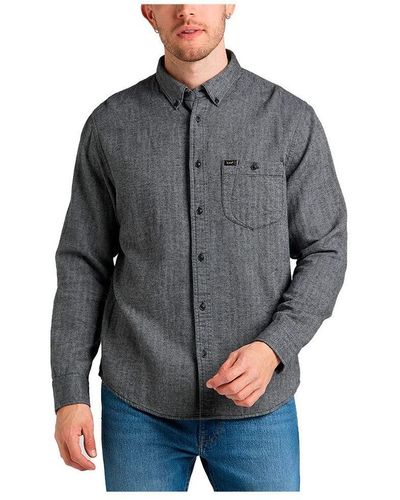 Lee Jeans Riveted Shirt - Grau