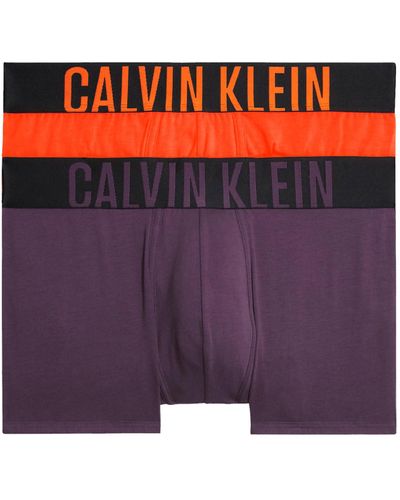 Calvin Klein Hombre Pack de 2 Bóxers Trunks Algodón con Stretch - Multicolor