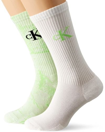 Calvin Klein Distorted Sock - Green