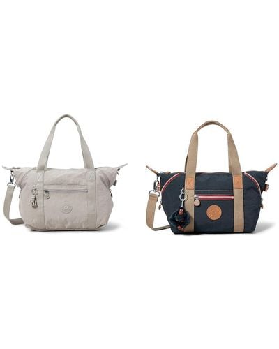 Kipling Tote Bag Grey Grey One Size + Handbags Bleu - Multicolour