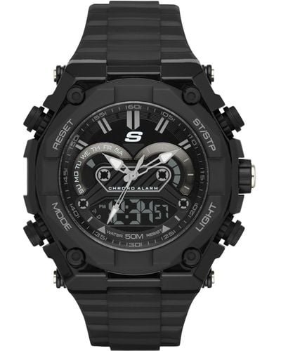 Skechers El Segundo Analog-digital Chronograph Watch - Black