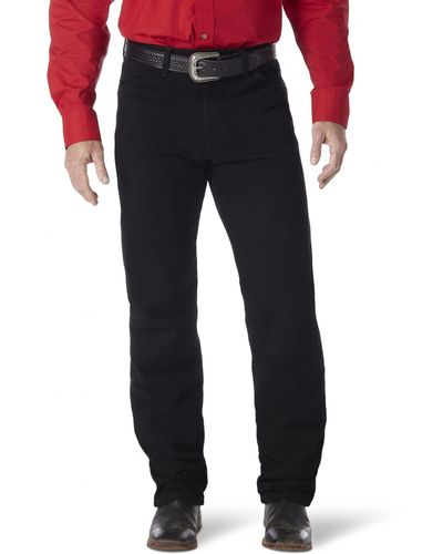 Wrangler Tall Original Fit Jeans - Schwarz
