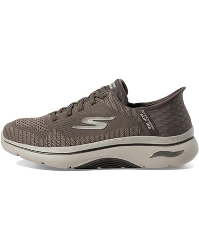 Skechers Slip-INS Low Sneaker/Slip-On Sneaker Grand Select 2 Taup Textil Farbe beige Größe 46 EU - Schwarz