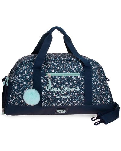 Pepe Jeans Alenka Bolsa de Viaje Azul 55x27x20 cms Poliéster 29,7L by Joumma Bags