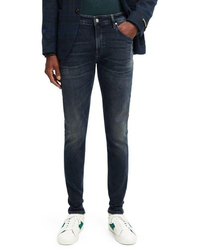 Scotch & Soda Skim Skinny Jeans - Blue