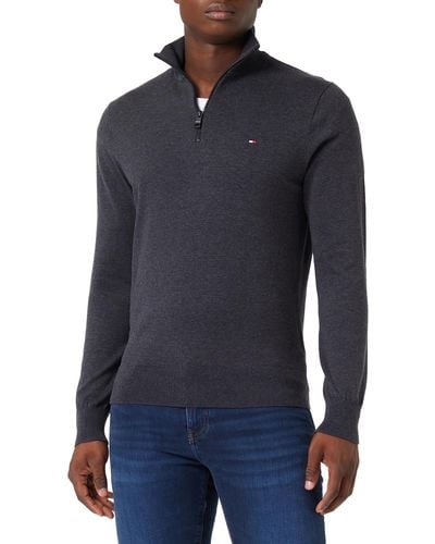 Tommy Hilfiger Pull Pull En Maille - Bleu