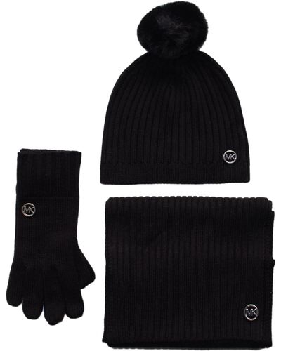 Michael Kors Logo Knitted Glove - Black
