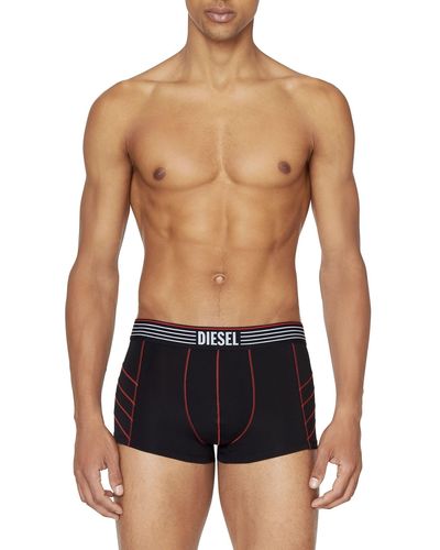 DIESEL Boxer Briefs With Contrast Stitching - Blue