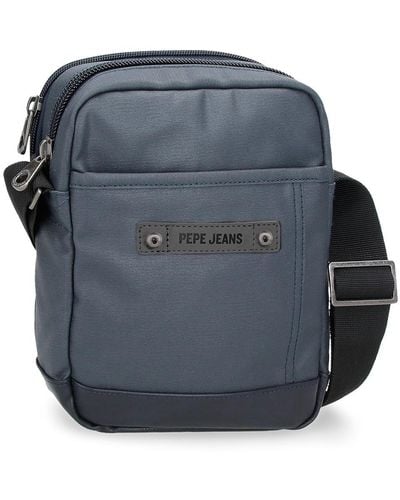 Pepe Jeans Hatfield Shoulder Bag Two Compartments - Blue