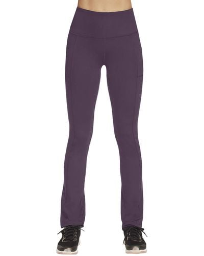 Skechers Go Walk High Waisted Joy Pants - Purple