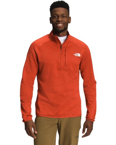 The North Face Canyonlands Half Zip Pullover - Red