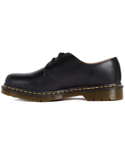 Dr. Martens , 1461 3-eye Leather Oxford Shoe For And , Black Smooth, 7 Us /6 Us