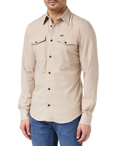 G-Star RAW Marine Slim Shirt Shirt - Naturel