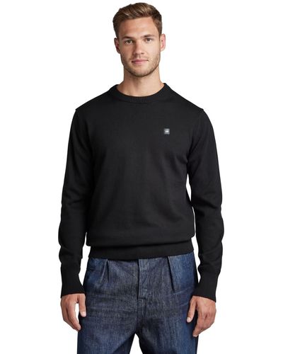 G-Star RAW Premium Core Knitted Pullover - Negro