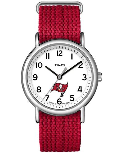Timex Tampa Bay Buccaneers With Slip-thru Single Layer - Red