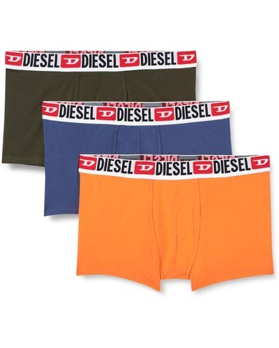 DIESEL Umbx-damienthreepack Boxer Shorts - Orange