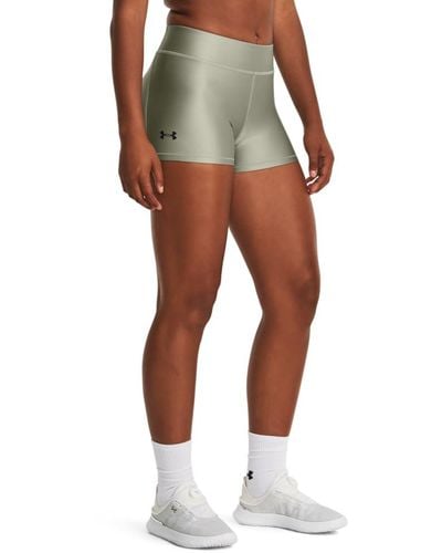 Under Armour Heatgear Armour Mid Rise Shorty Shorts Voor - Bruin