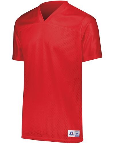Russell Standard Solid Flag Football Jersey - Red