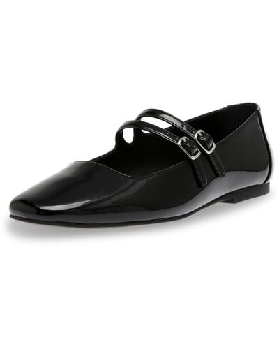 Steve Madden Alisah Mary Jane Flat - Black