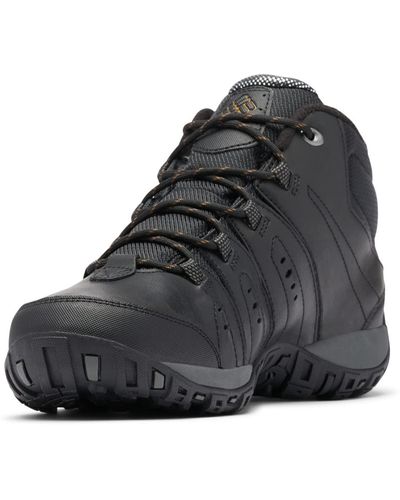 Columbia Woodburn Ii Chukka Wp Omni-heat High Rise Hiking Shoes - Black