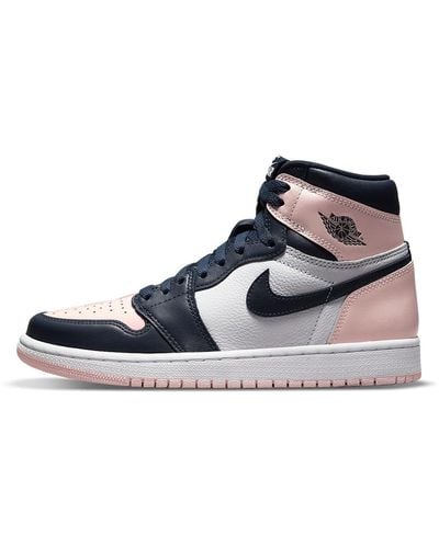 Nike Baskets Air 1 High "Bubble Gum" - Bleu