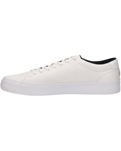 Tommy Hilfiger Baskets Vulcanisées Modern Vulc Corporate Leather Chaussures - Blanc