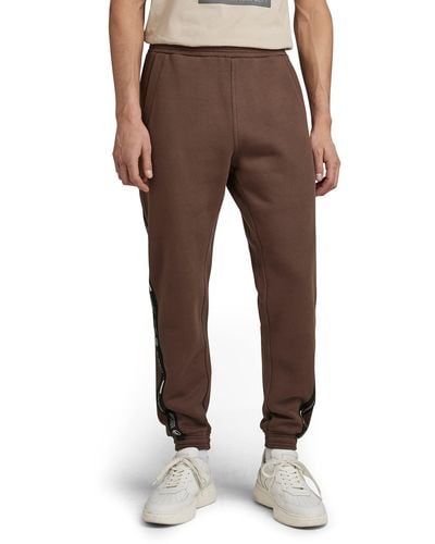 G-Star RAW Logo Tape sw Pant Sweatpants - Natur