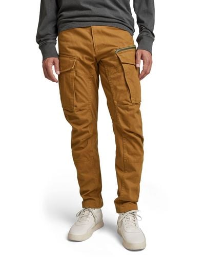 G-Star RAW Rovic Zip 3d Straight Tapered Cargo Trousers - Natural