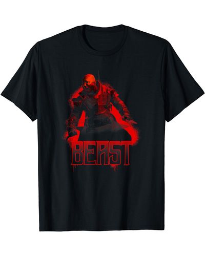 Dune Beast Dripping Logo T-Shirt - Schwarz