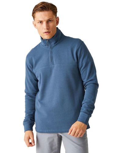 Regatta Agilno Half Zip Sweatshirt Maglione - Blu