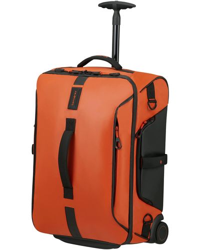 Samsonite Paradiver Light Travel Bag/backpack With 2 Wheels S - Orange