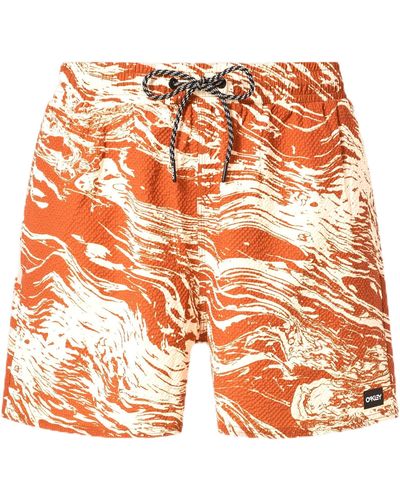 Oakley Deco Palms Recycled Beachshort Board Shorts - Orange
