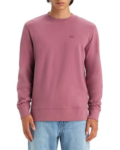 Levi's Sweatshirt Met Ronde Hals - Roze