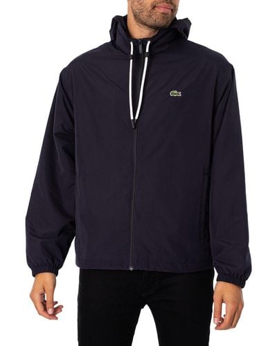 Lacoste Embroidered Logo Zip Jacket - Blue