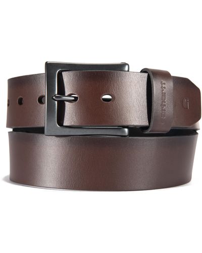Carhartt Anvil Leather Belt - Brown