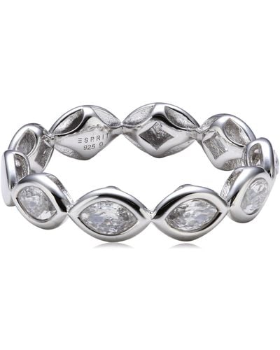 Esprit Jewels -Ring 925 Sterling Silber navette - Mettallic