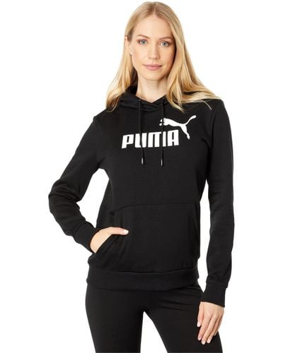 PUMA Logo Ladies Hoody - Black